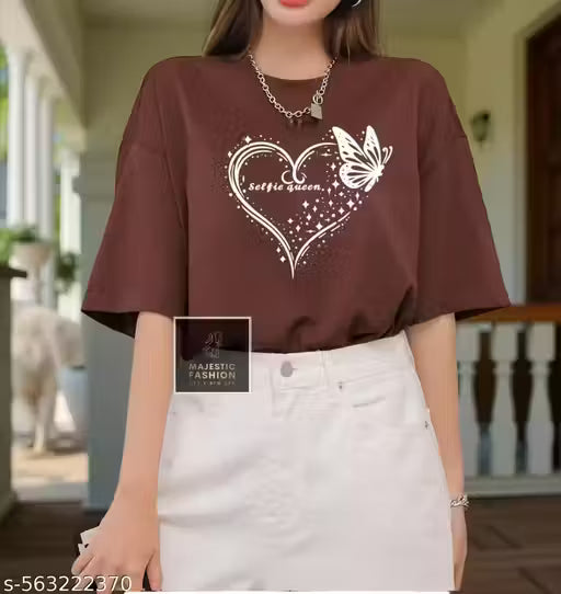 Heart Butterfly Graphic Tee - Gen Z Aesthetic