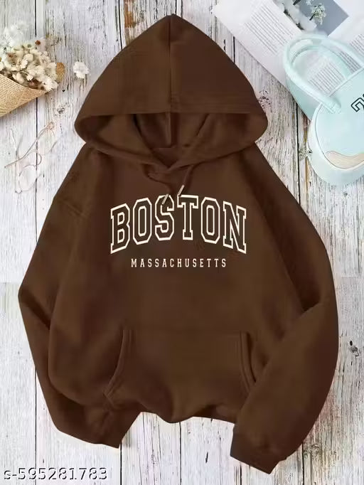 Boston Massachusetts Graphic Hoodie