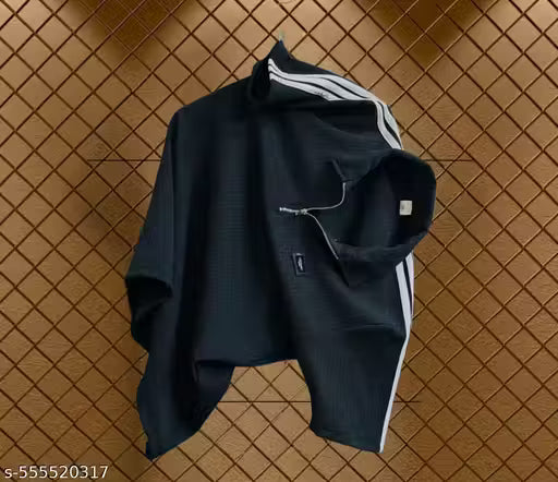 Premium White Textured Sweatshirt