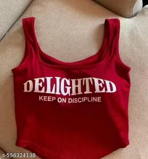 Delighted Ribbed Crop Tank Top