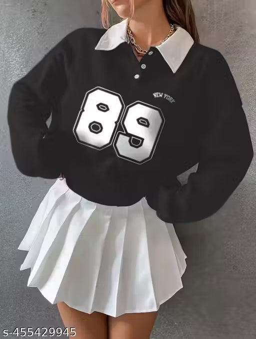 Trendy Collar Sweatshirt