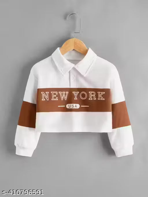 Graphic Crop Sweatshirt