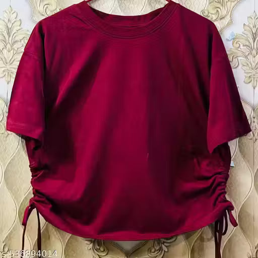 Side Tie Crop Top