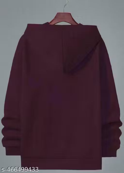 Men's Burgundy Hoodie