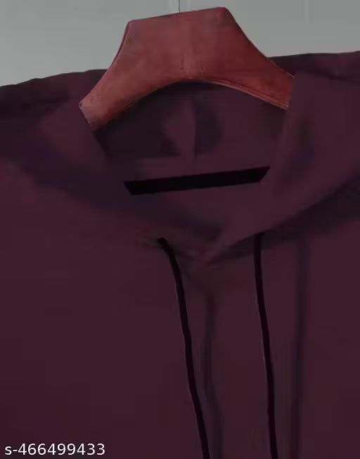 Men's Burgundy Hoodie