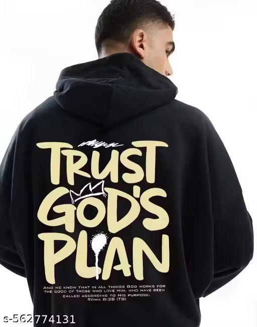 Men Printed Graphic Hoodie