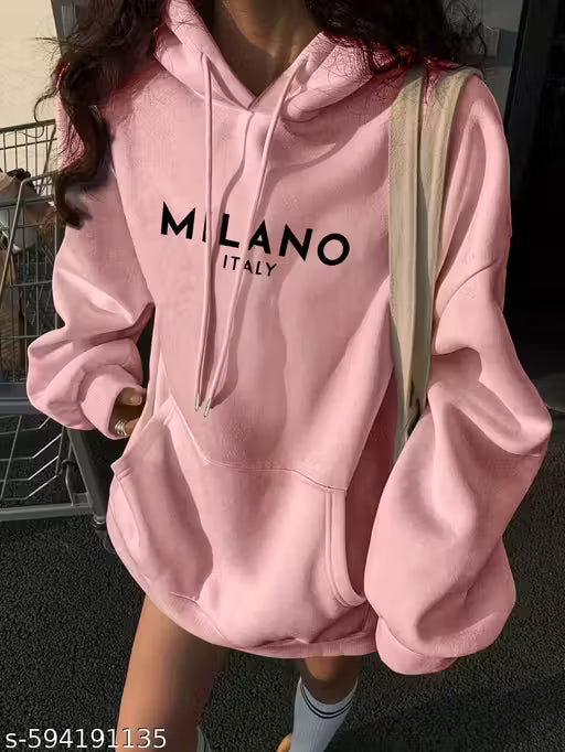 Milano Italy Oversized Hoodie