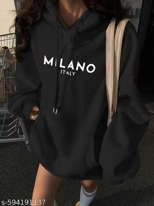 Milano Italy Oversized Hoodie