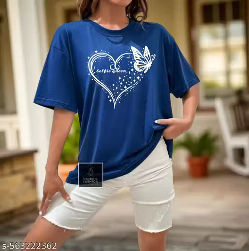 Heart Butterfly Graphic Tee - Gen Z Aesthetic