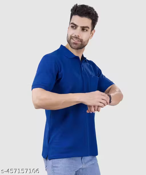 Men's Royal Blue Classic Polo T-Shirt