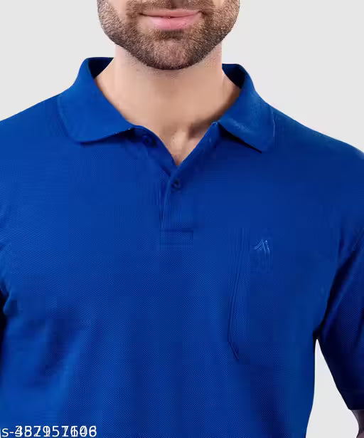 Men's Royal Blue Classic Polo T-Shirt
