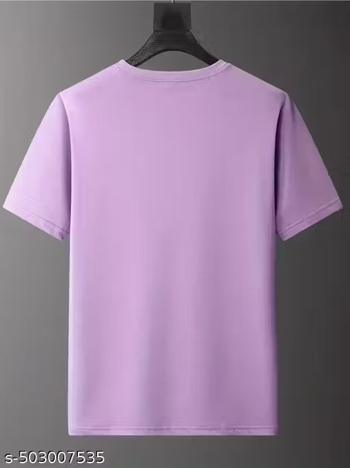 Purple Graphic T-Shirt - Trendy Casual Wear