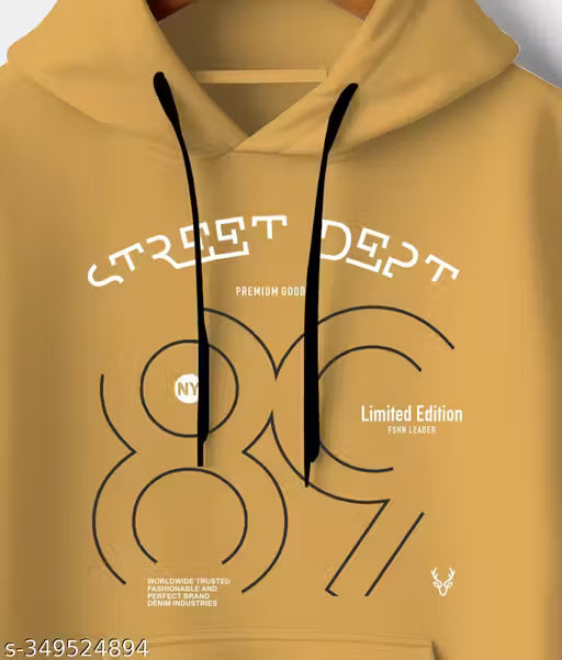 Limited Edition Graphic Hoodie - Mustard Yellow