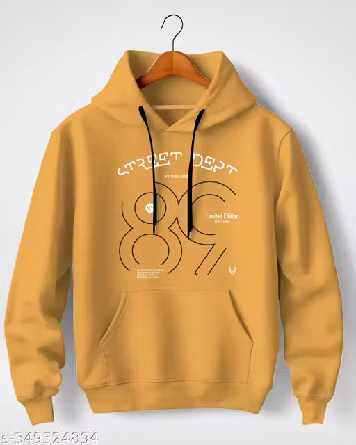 Limited Edition Graphic Hoodie - Mustard Yellow